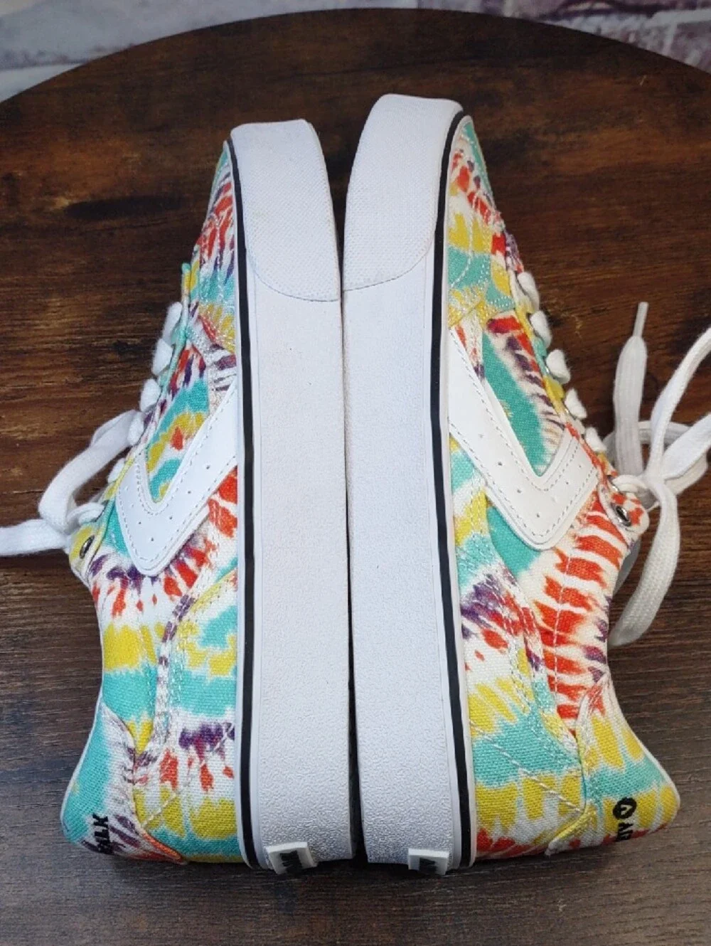 Airwalk Tie Dye Canvas Sneakers-(Mismatched Size)